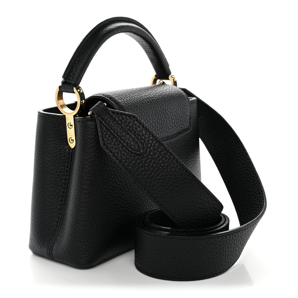 Louis Vuitton Taurillon Mini Capucines Black 4 of 19