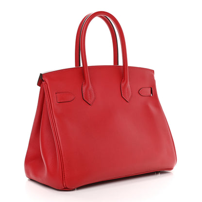 Hermes Epsom Birkin 30 Rouge Casaque 3 of 16