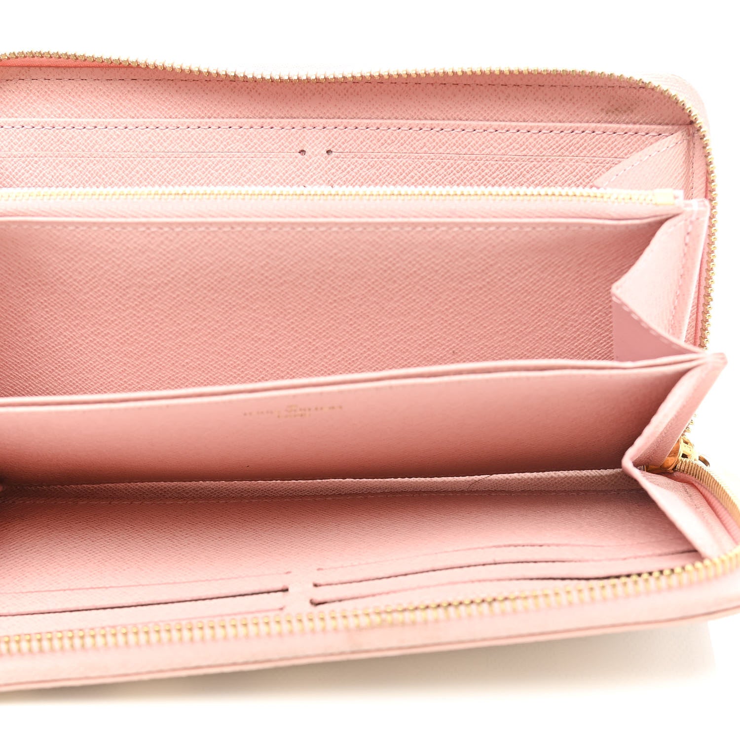 Louis Vuitton Damier Azur Zippy Wallet Rose Ballerine 5 of 11
