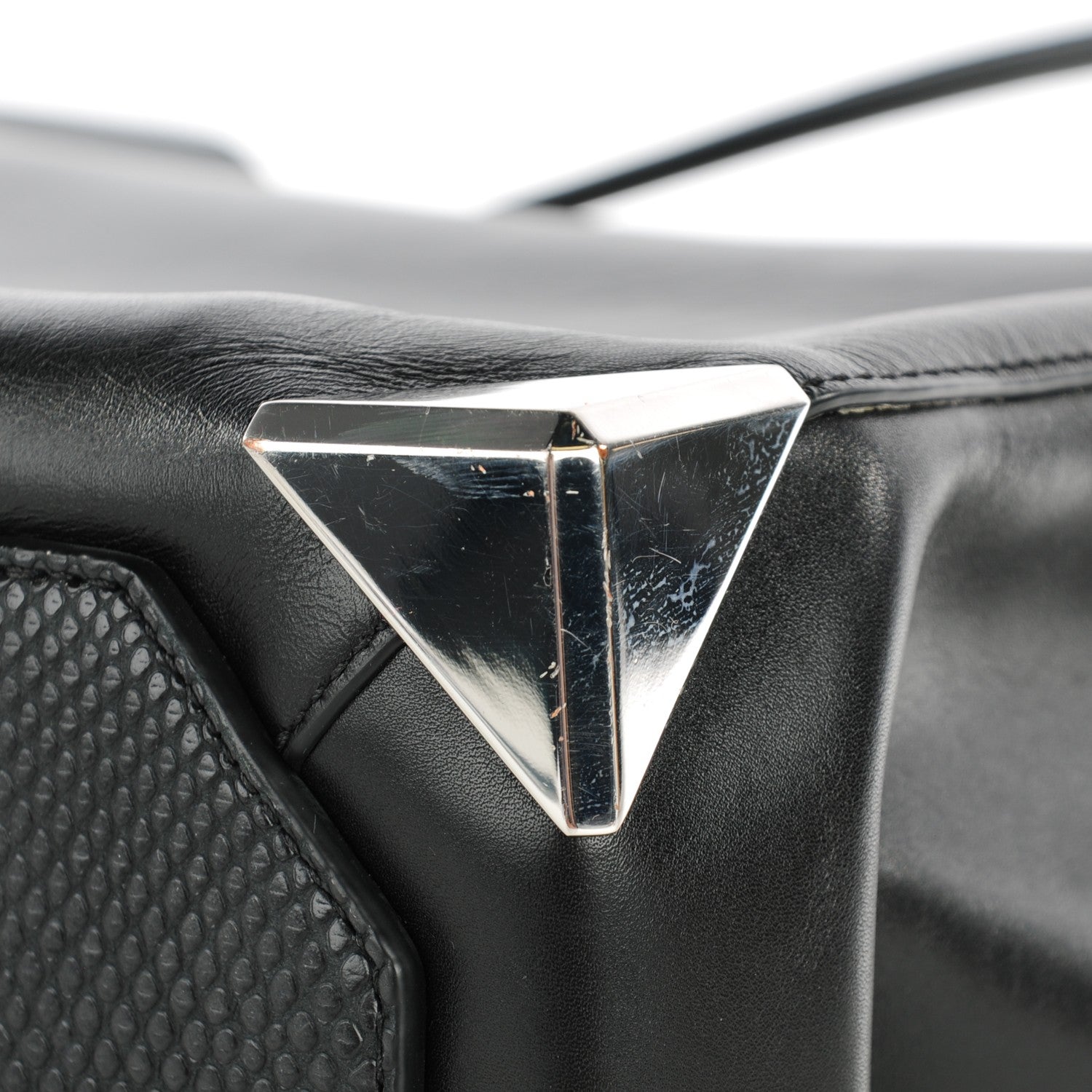 Alexander Wang Calf Hair Prisma Skeletal Tote Black 9 of 10