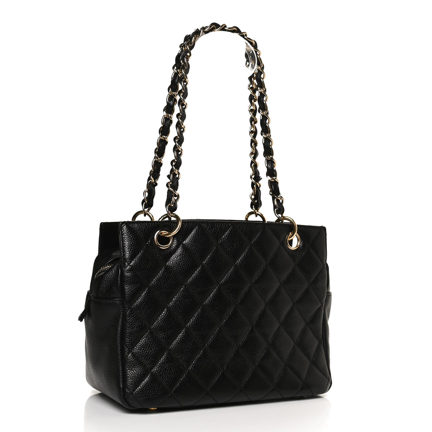 Chanel Caviar Quilted Petit Timeless Tote PTT Black 3 of 10