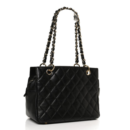 Chanel Caviar Quilted Petit Timeless Tote PTT Black 3 of 10