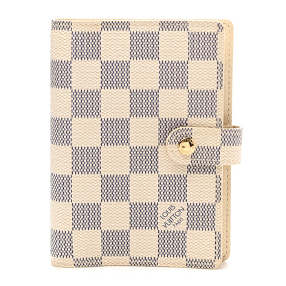 Louis Vuitton Damier Azur Small Ring Agenda Cover 1 of 7
