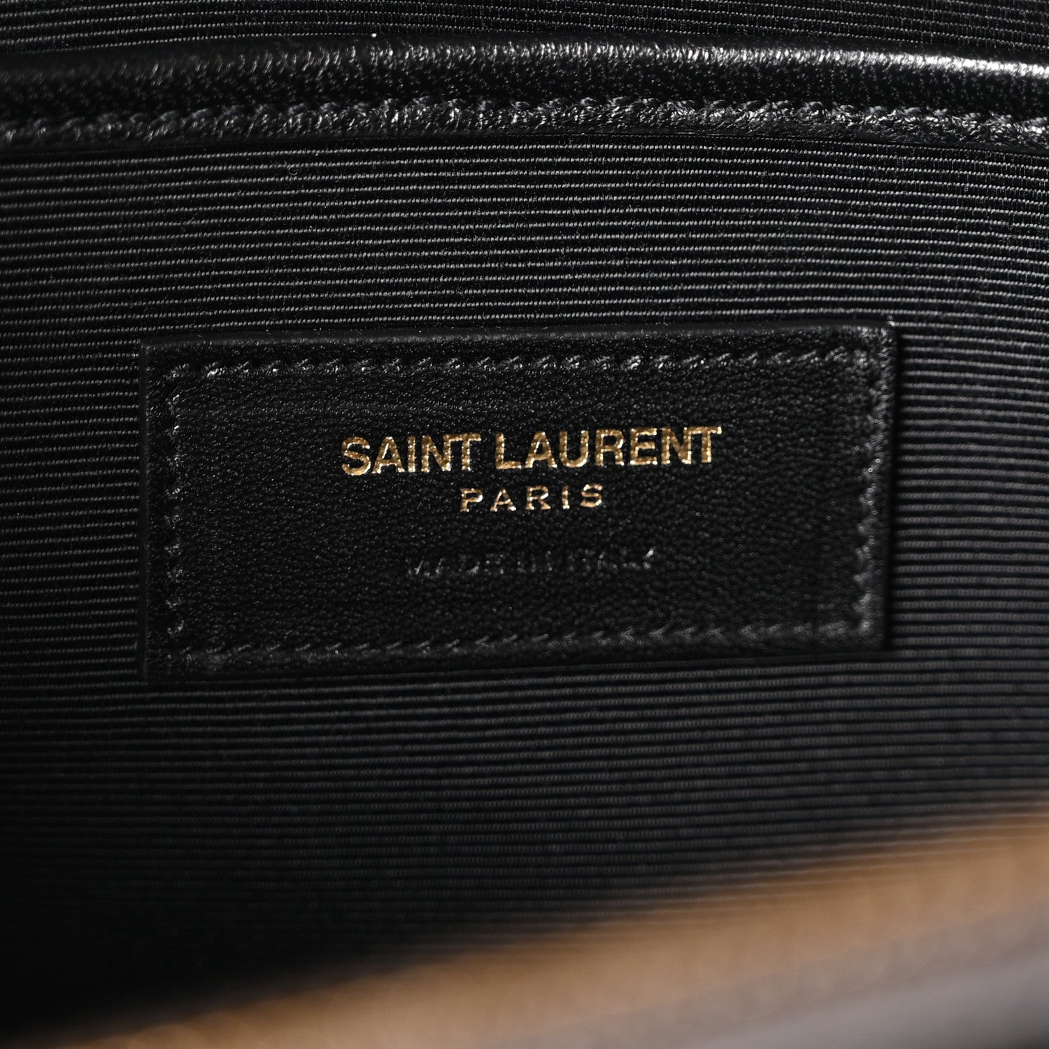 Saint Laurent Calfskin Crocodile Embossed Medium Moujik Top Handle Bag Fog 6 of 10
