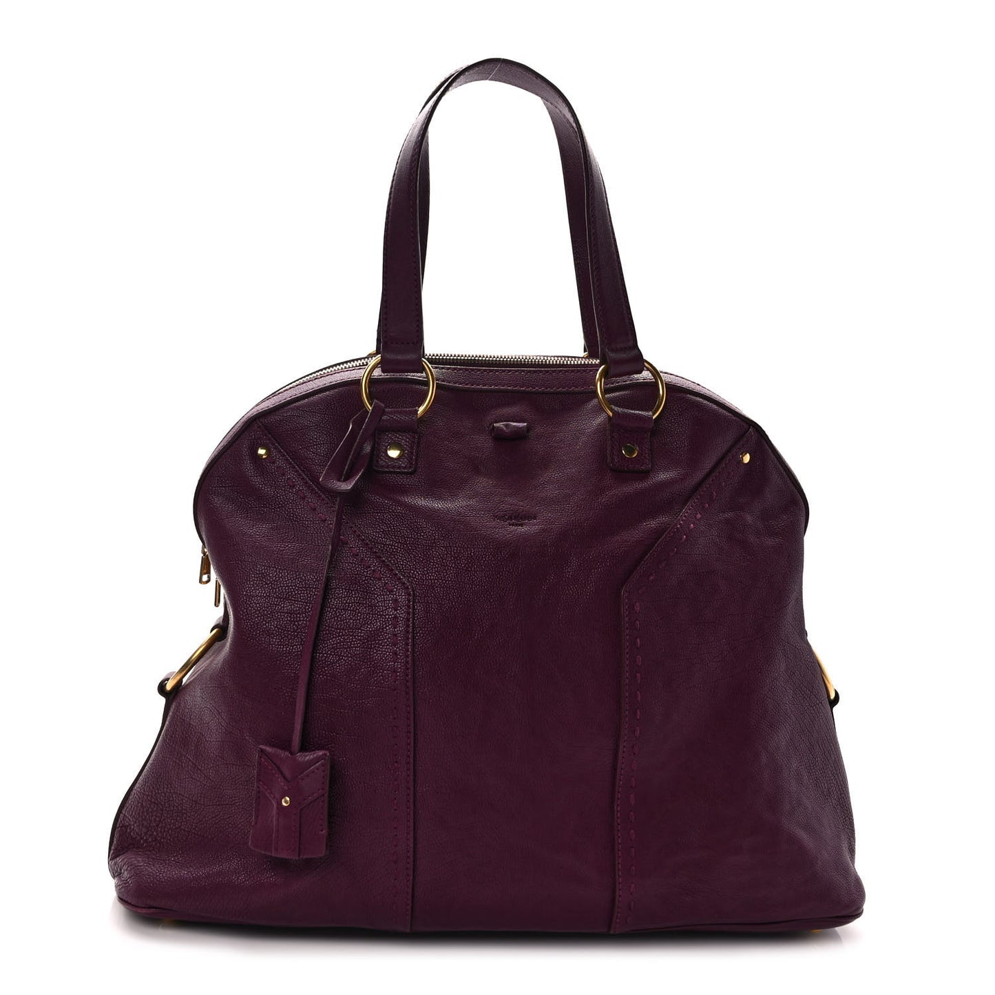 Calfskin Oversized Muse Purple