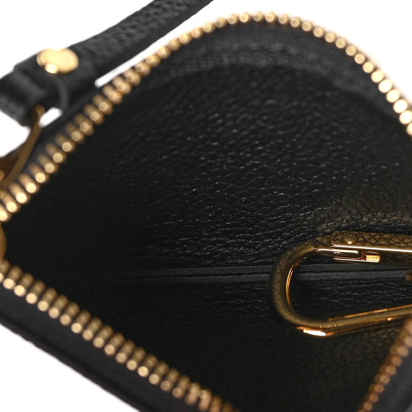Empreinte Monogram Giant Key Pouch Black Beige