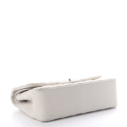 Chanel Caviar Quilted Jumbo Double Flap White 4 of 14