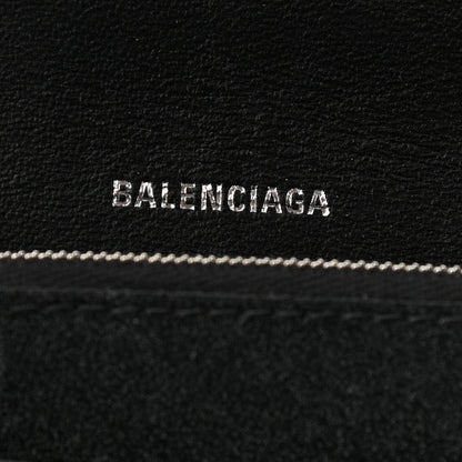 Balenciaga Sparkling Fabric XS Hourglass Wallet On Chain Black 6 of 12