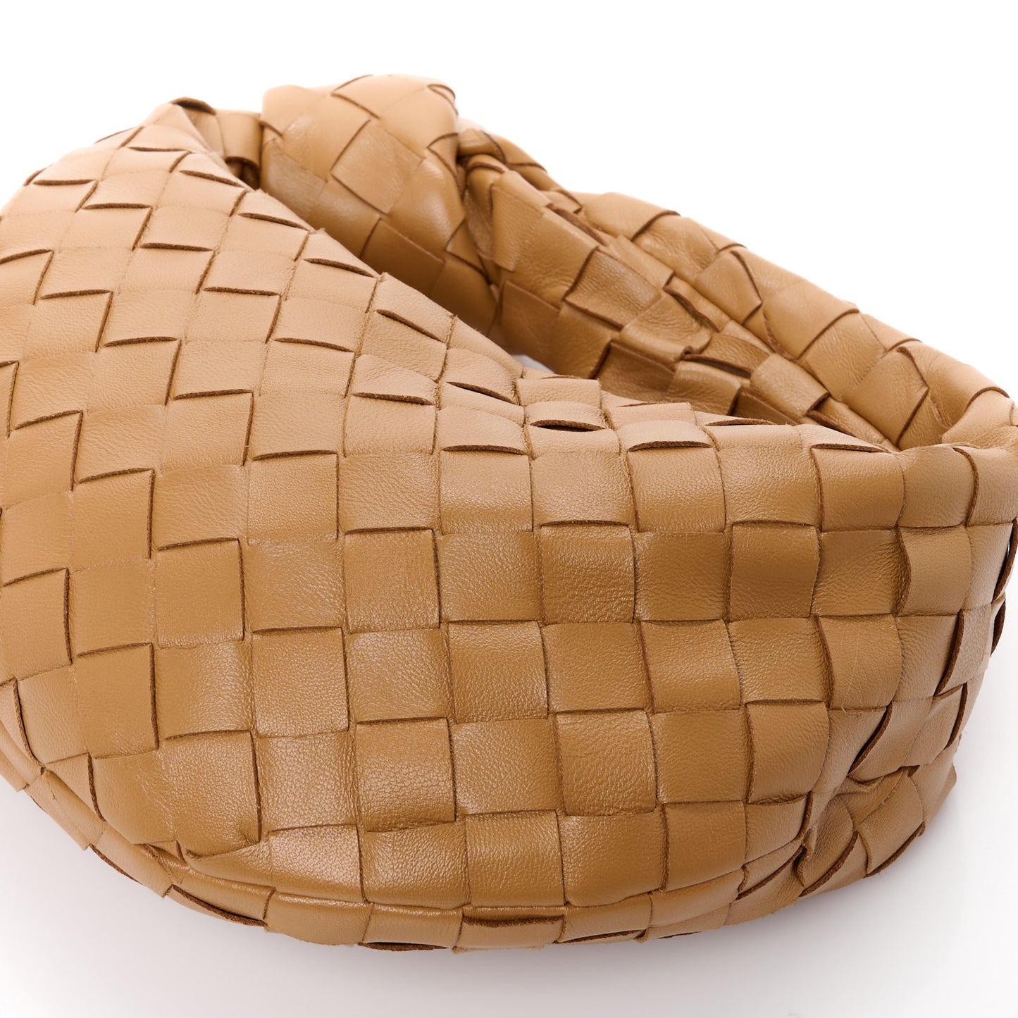Nappa Intrecciato Mini Jodie Caramel