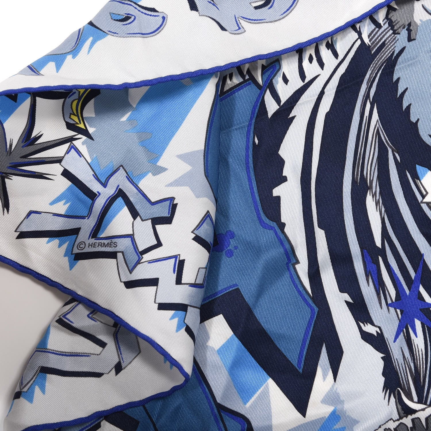 Hermes Silk H Comme Scarf 70 2 of 3