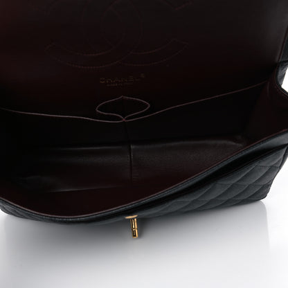 Chanel Caviar Quilted Jumbo Double Flap Black 4 of 4