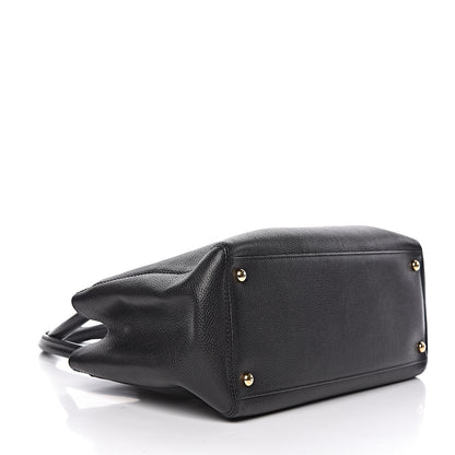 Chanel Calfskin Small Cerf Executive Shopper Tote Black 4 of 12