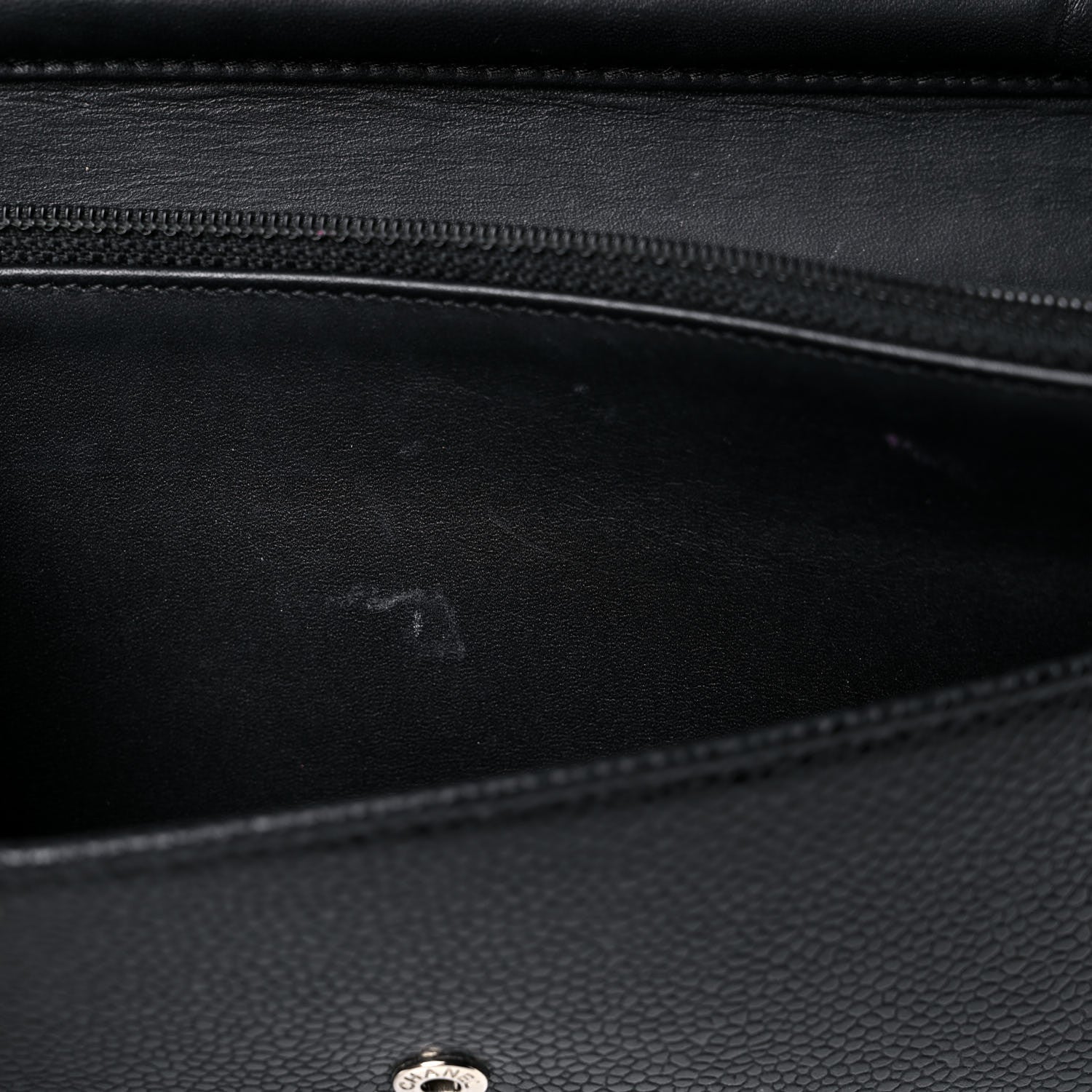 Chanel Caviar Timeless CC Wallet On Chain WOC Black 15 of 17