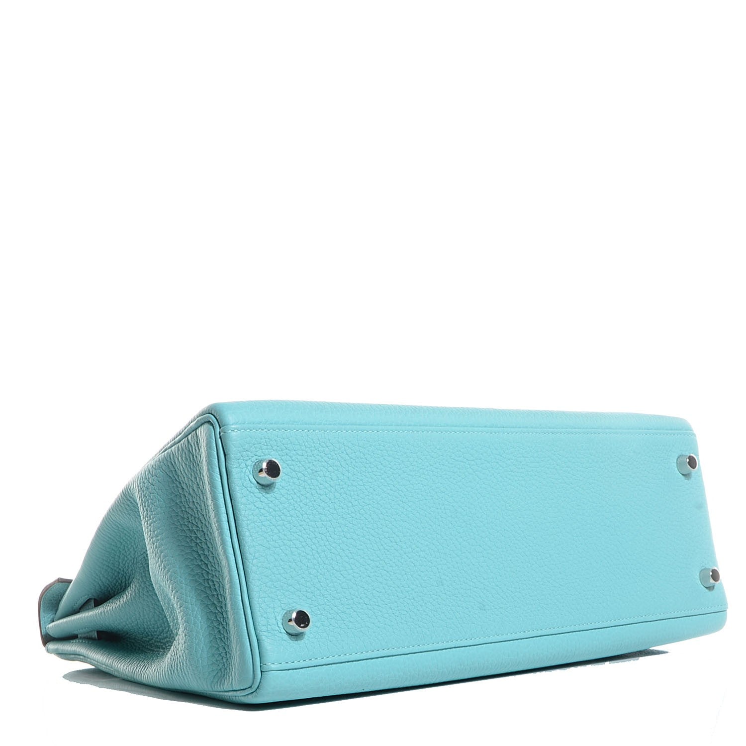 Hermes Togo Kelly Retourne 32 Bleu Atoll 5 of 21
