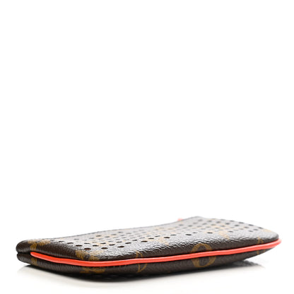 Louis Vuitton Monogram Perforated Key Pouch Orange 4 of 7