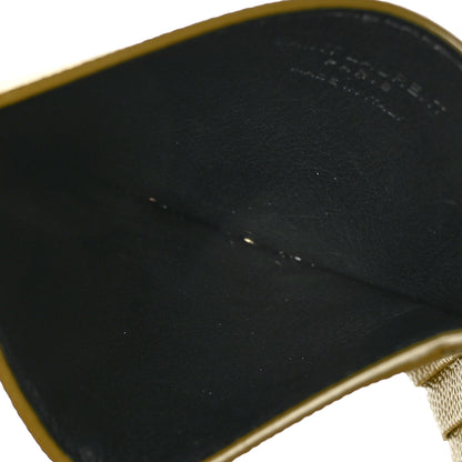 Saint Laurent Grain De Poudre Monogram Uptown Chain Wallet Olive 6 of 7