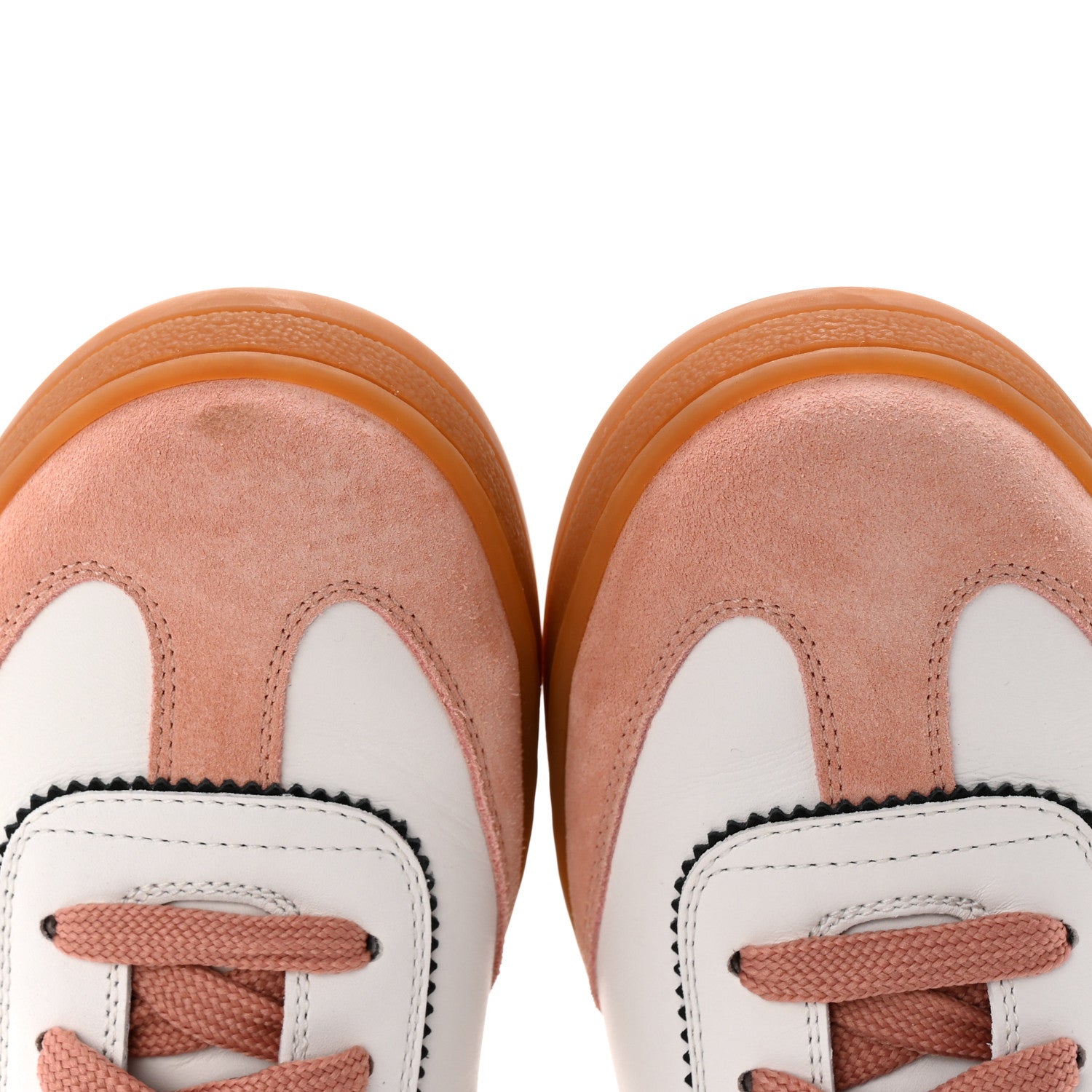 Louis Vuitton Calfskin Frontrow Sneakers 37.5 Rose Clair 11 of 12