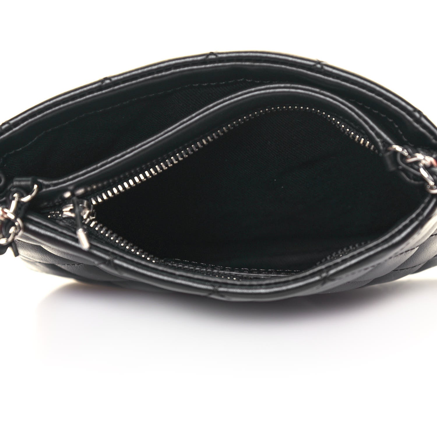 Chanel Lambskin Quilted Crossbody Bag Black 4 of 7