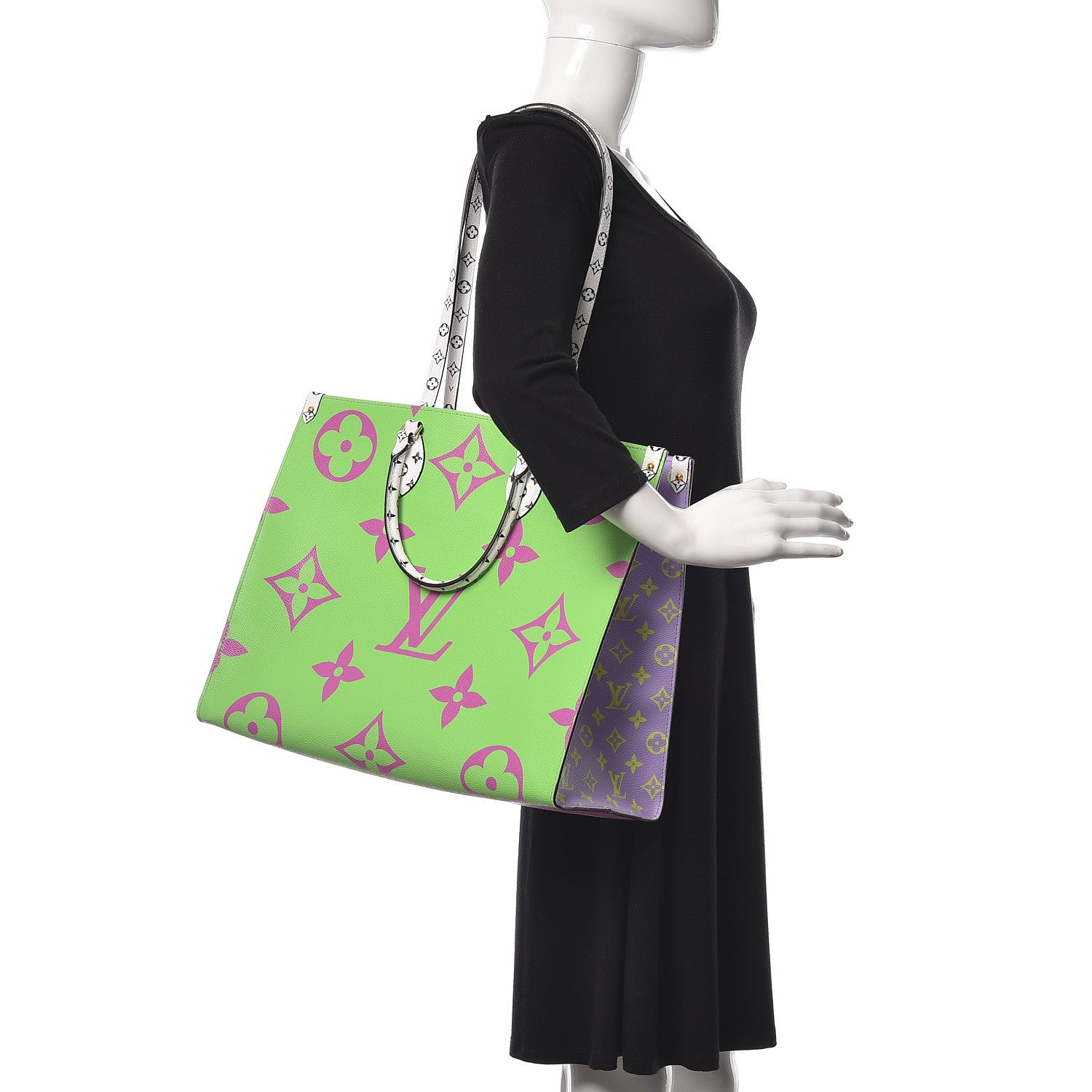 Louis Vuitton Monogram Giant Onthego GM Pink Lilac 2 of 12