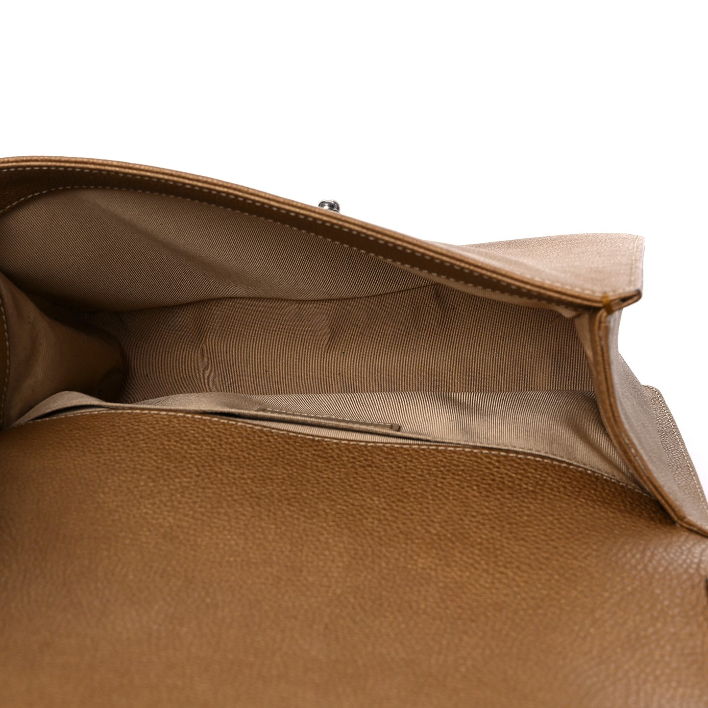 Caviar Quilted Medium Boy Flap Dark Gold