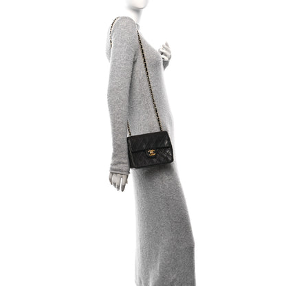 Chanel Lambskin Quilted Mini Square Flap Dark Brown 2 of 16