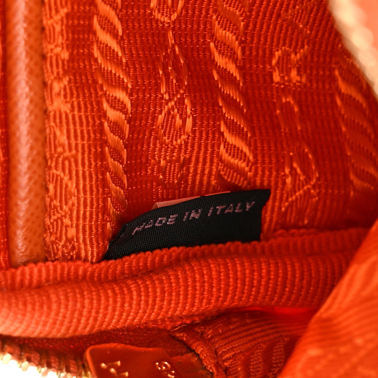 Prada Tessuto Nylon Mini Camera Crossbody Orange 9 of 12