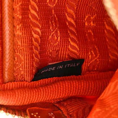 Prada Tessuto Nylon Mini Camera Crossbody Orange 9 of 12