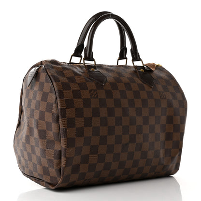 Louis Vuitton Damier Ebene Speedy 30 3 of 15