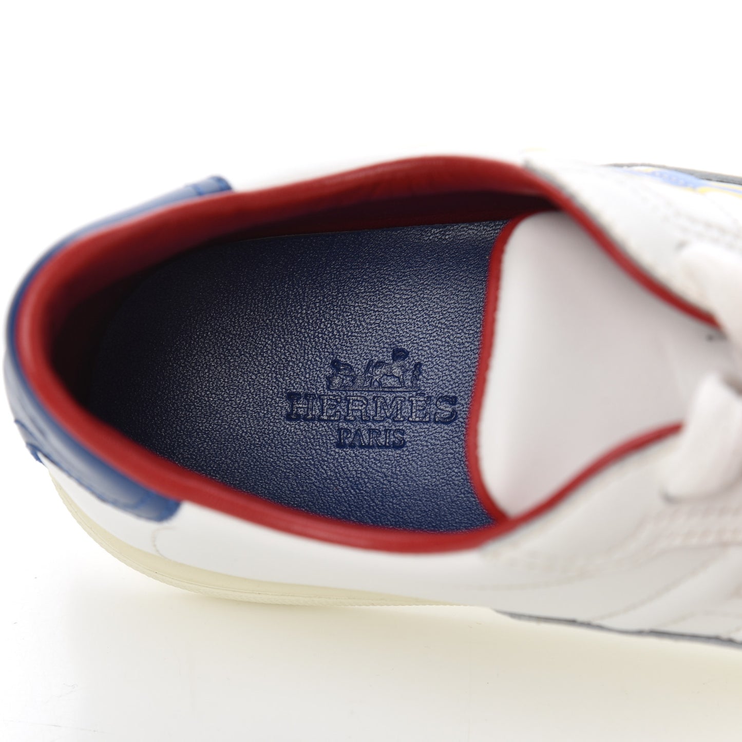 Calfskin Printed Quicker Sneakers 35.5 White