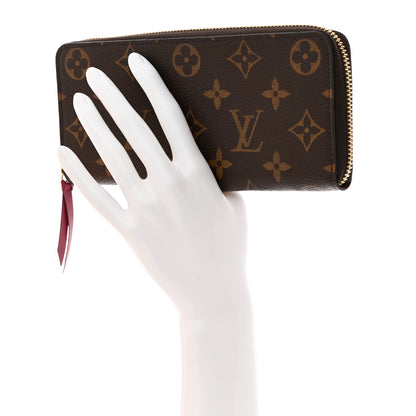 Louis Vuitton Monogram Clemence Wallet Fuchsia 3 of 8