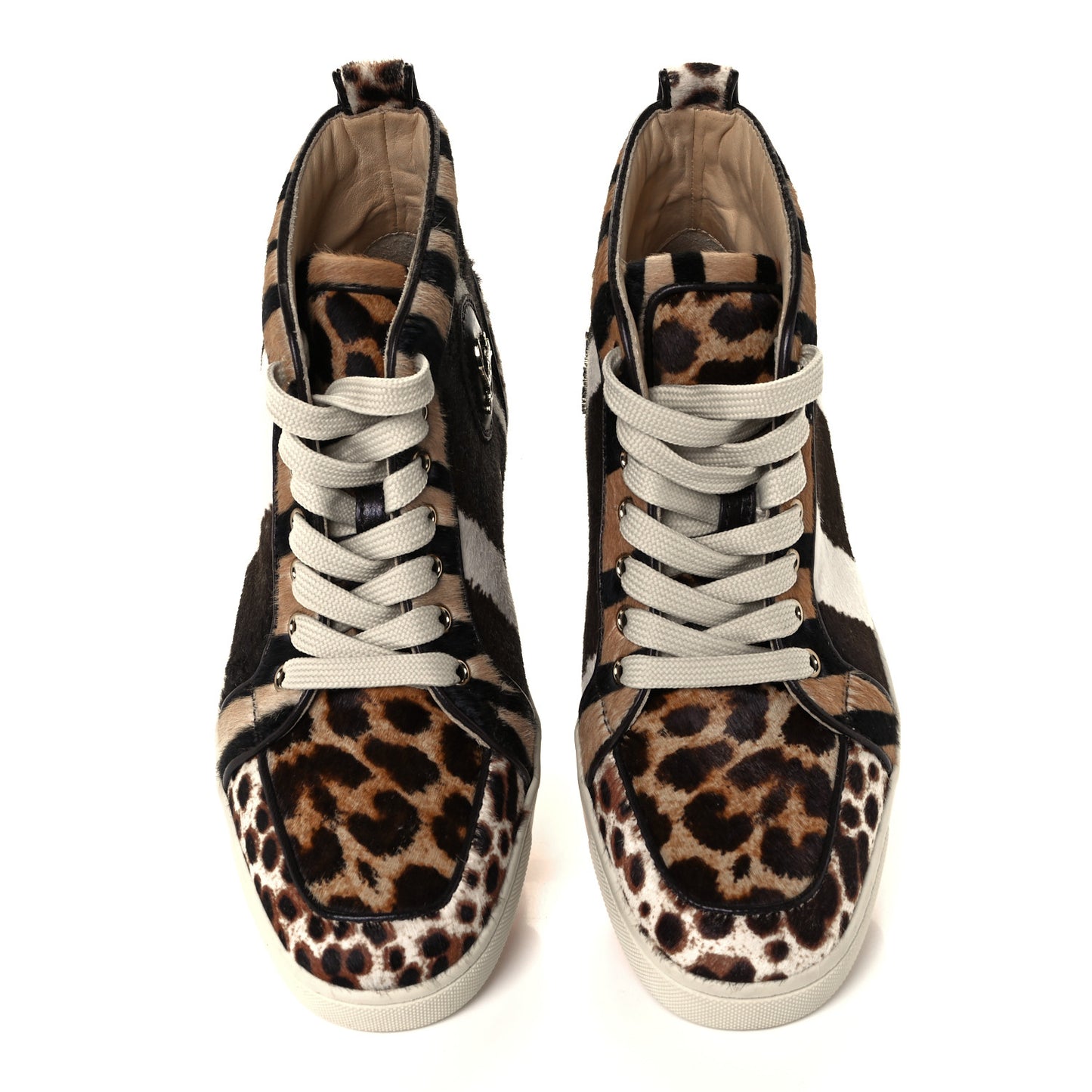Calf Hair Animal Print Rantus Orlato Flat Sneakers 38 Multicolor