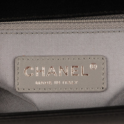 Chanel Calfskin Quilted New Medium Boy Flap Black 6 of 7