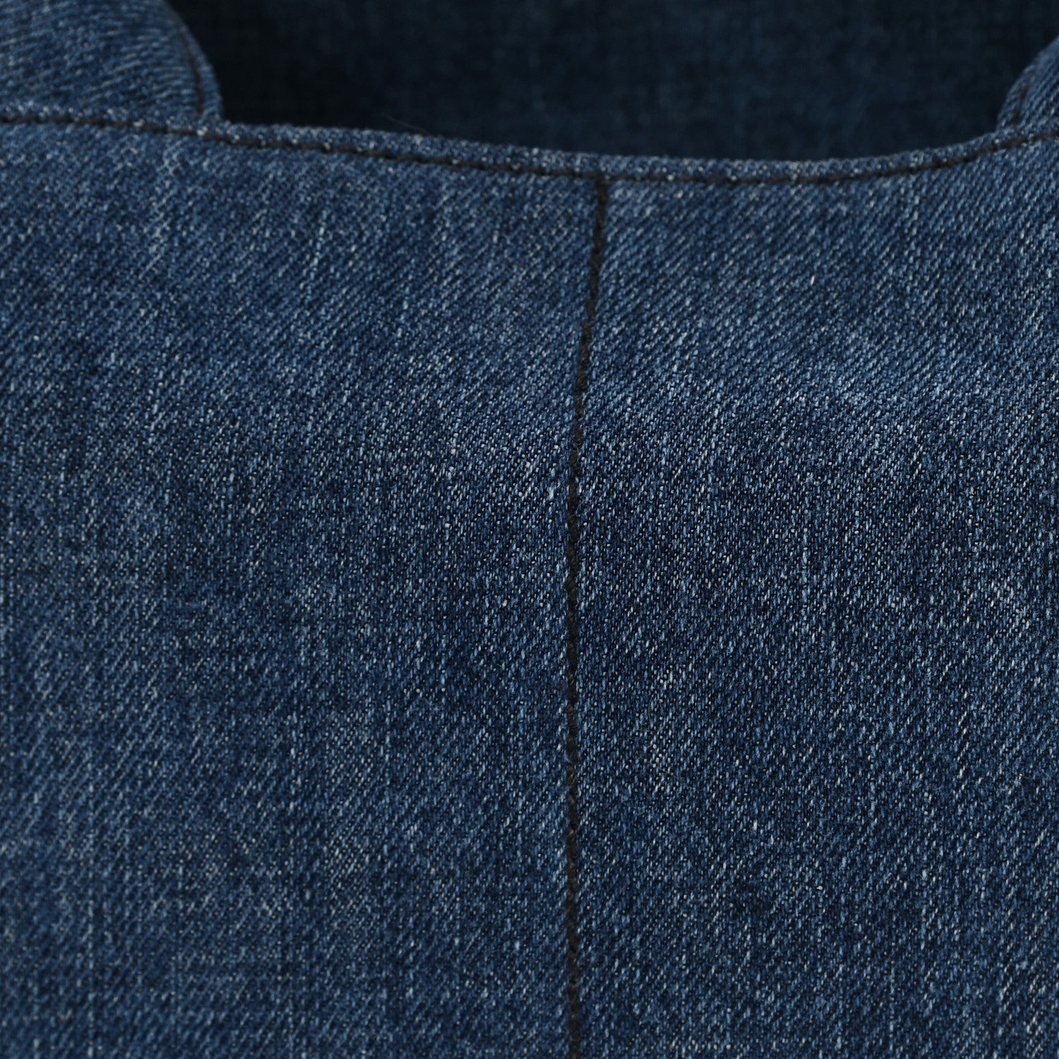 Prada Denim Small Logo Tote Bleu 10 of 10