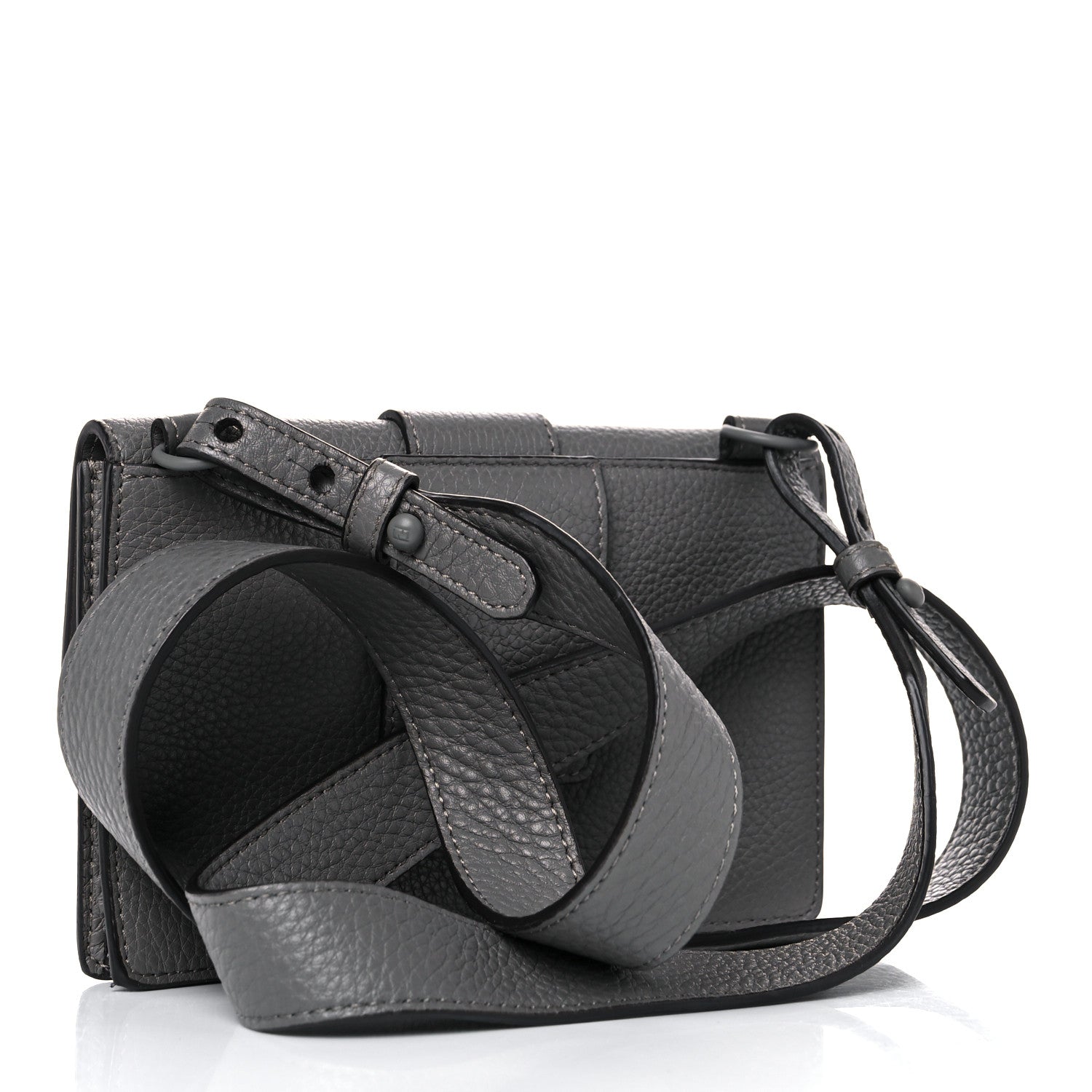 Fendi Cuoio Romano Monochrome Baguette Belt Pouch Argilla 3 of 11