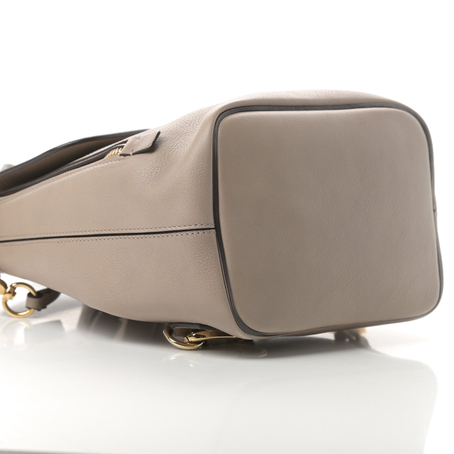 Chloe Suede Calfskin Small Faye Backpack Motty Grey 9 of 13