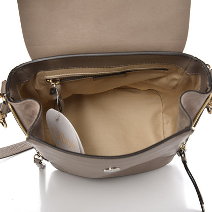 Chloe Suede Calfskin Small Faye Backpack Motty Grey 5 of 8