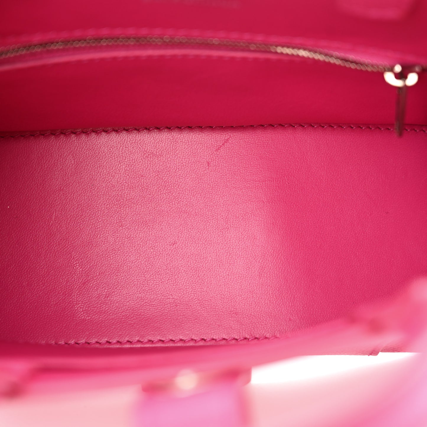 Grained Calfskin XXS Hourglass East West Tote Pink