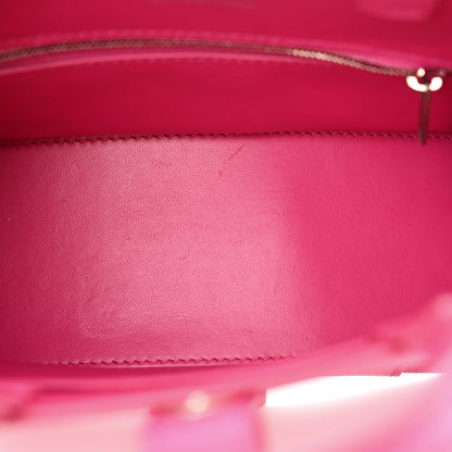 Balenciaga Grained Calfskin XXS Hourglass East West Tote Pink 13 of 14