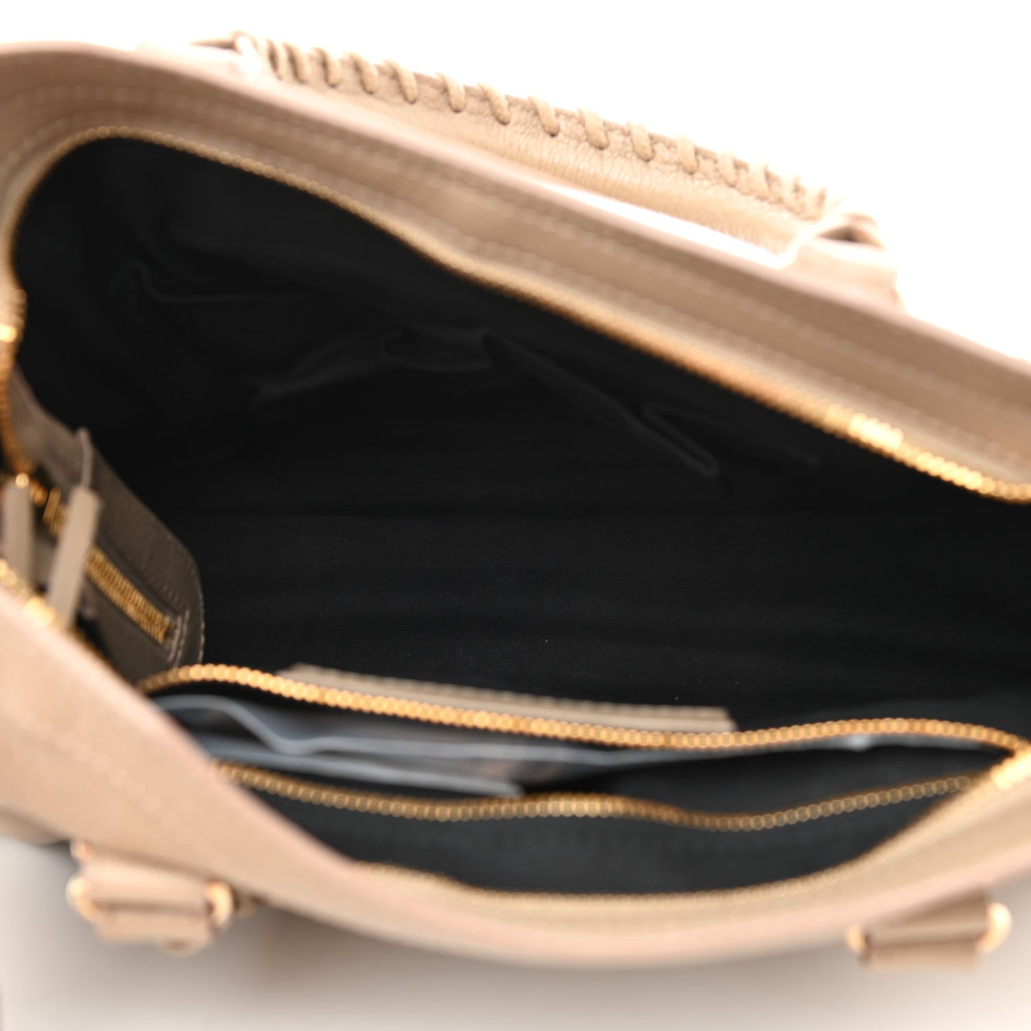 Balenciaga Chevre Gold Metallic Edge Hardware S City Beige Latte 5 of 10
