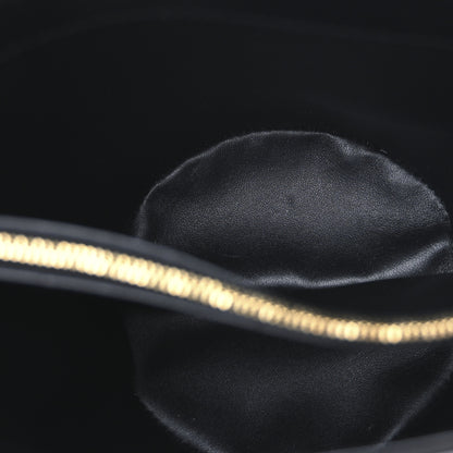 Celine Shiny Calfskin Triomphe Bucket Bag Black 6 of 12