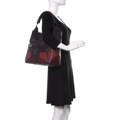 Bottega Veneta Intrecciato Karung Gladiola Umbria Hobo Pourpre Fever 2 of 11