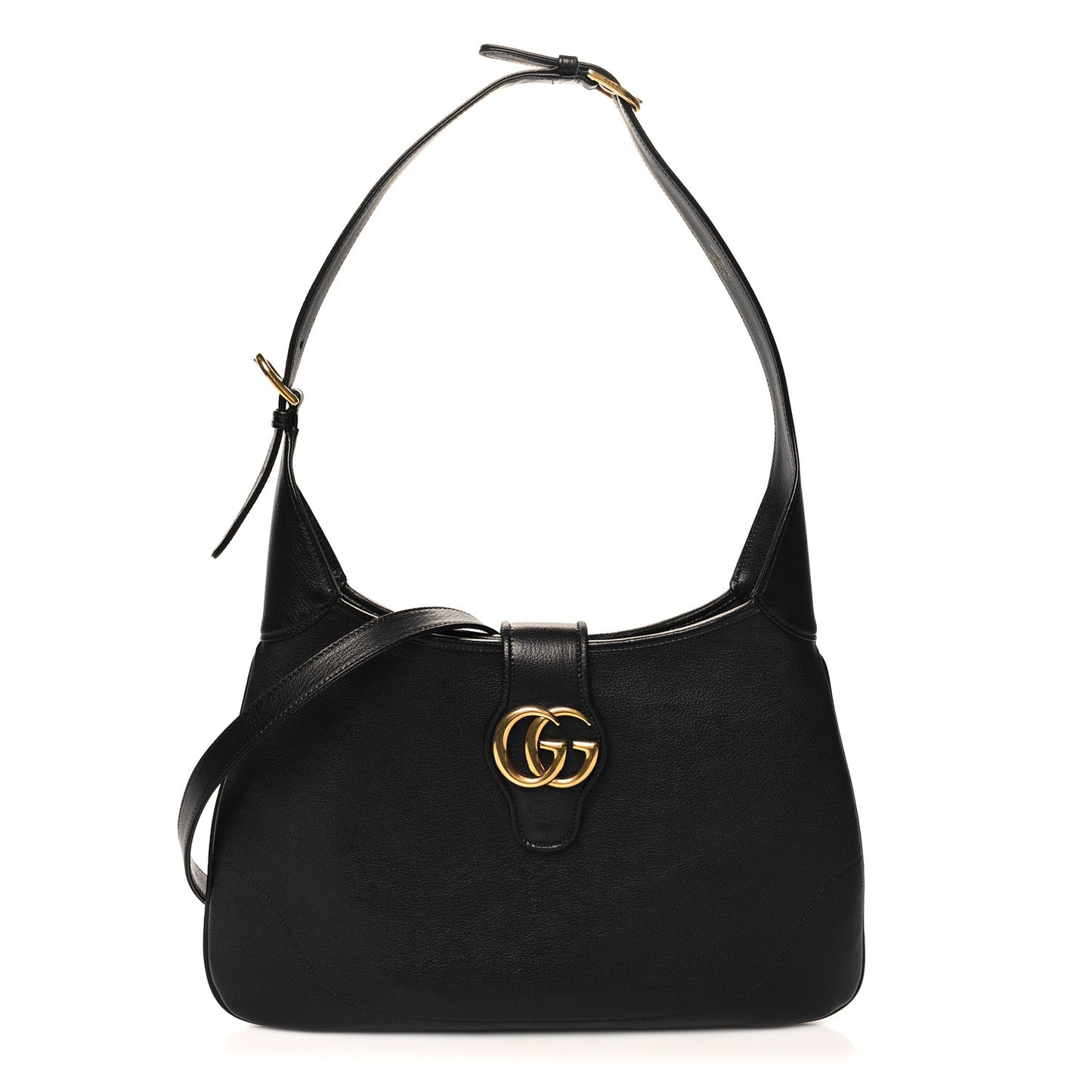 Goatskin Medium Aphrodite Shoulder Bag Black