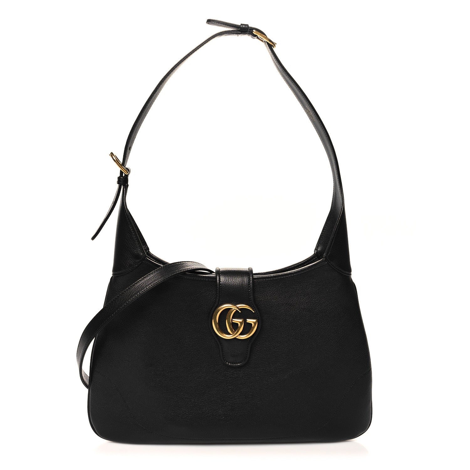 Gucci Goatskin Medium Aphrodite Shoulder Bag Black 1 of 10