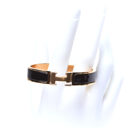 Hermes Enamel Narrow Clic Clac H Bracelet PM Black 2 of 13