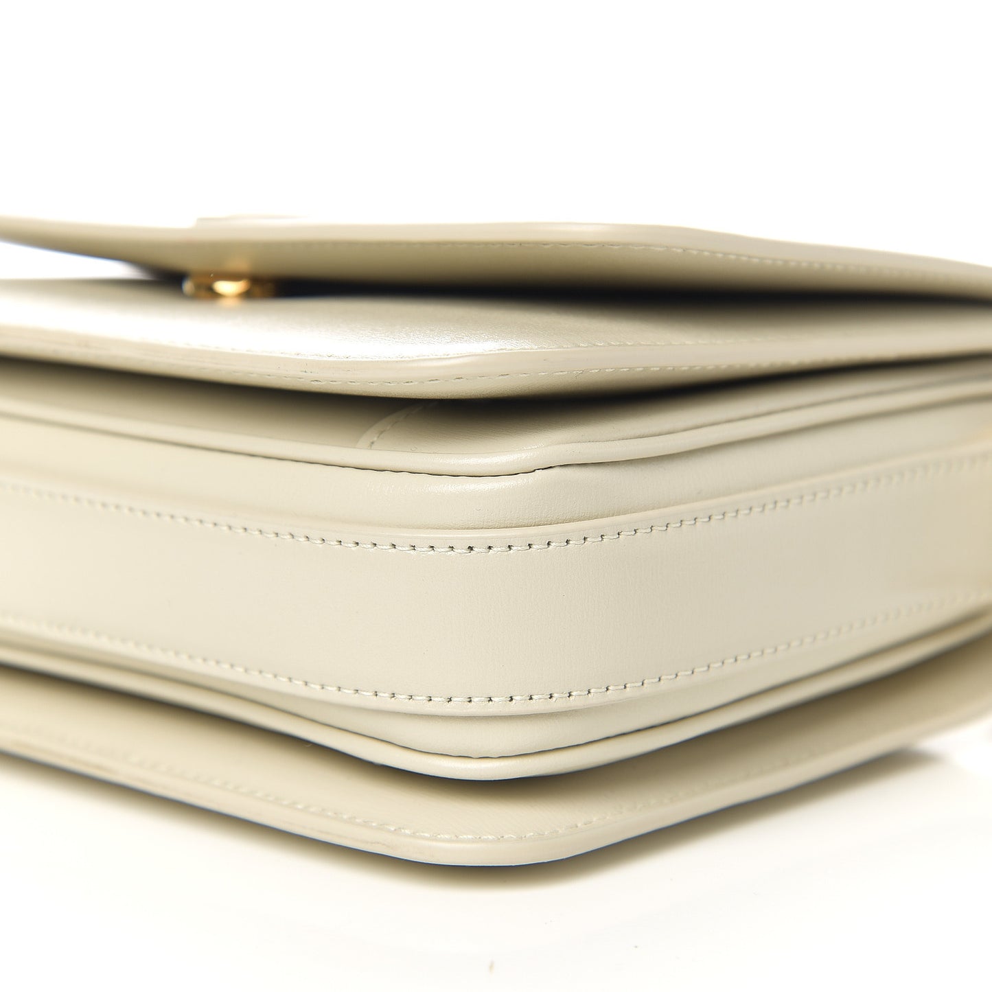 Calfskin LE 61 Small Shoulder Bag Blanc Vintage