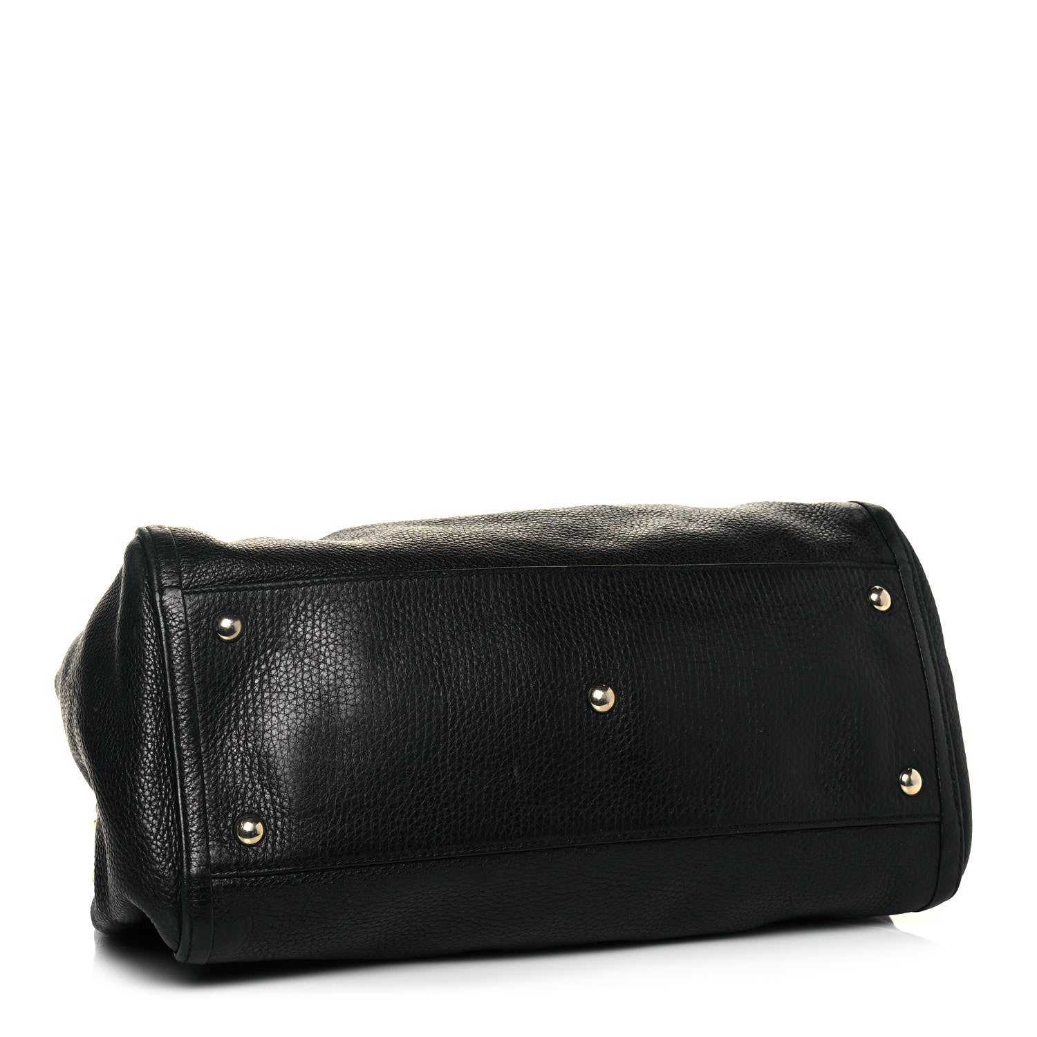 Gucci Pebbled Calfskin Medium Soho Shoulder Bag Black 3 of 21