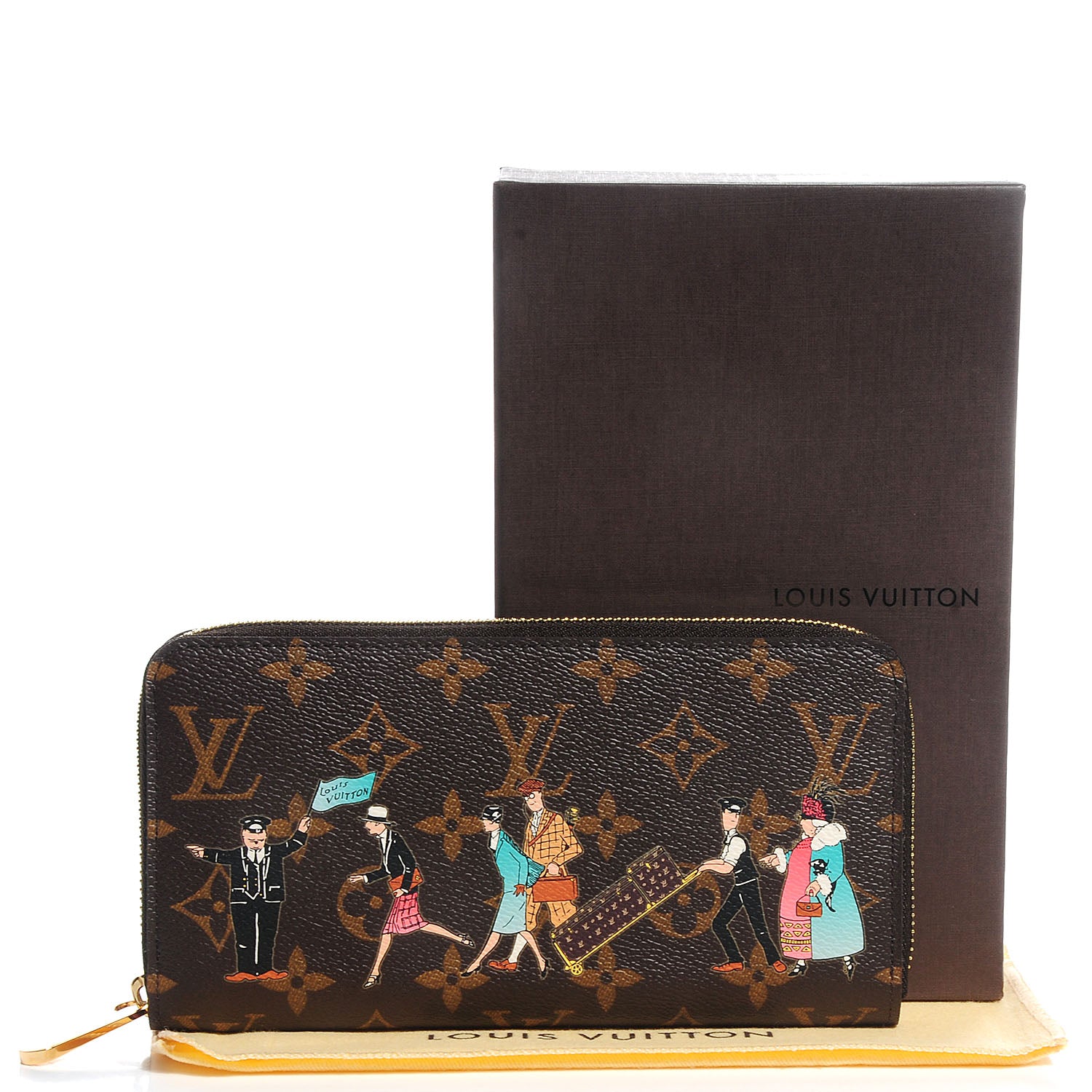 Louis Vuitton Monogram Illustre Zippy Wallet Rose 5 of 8