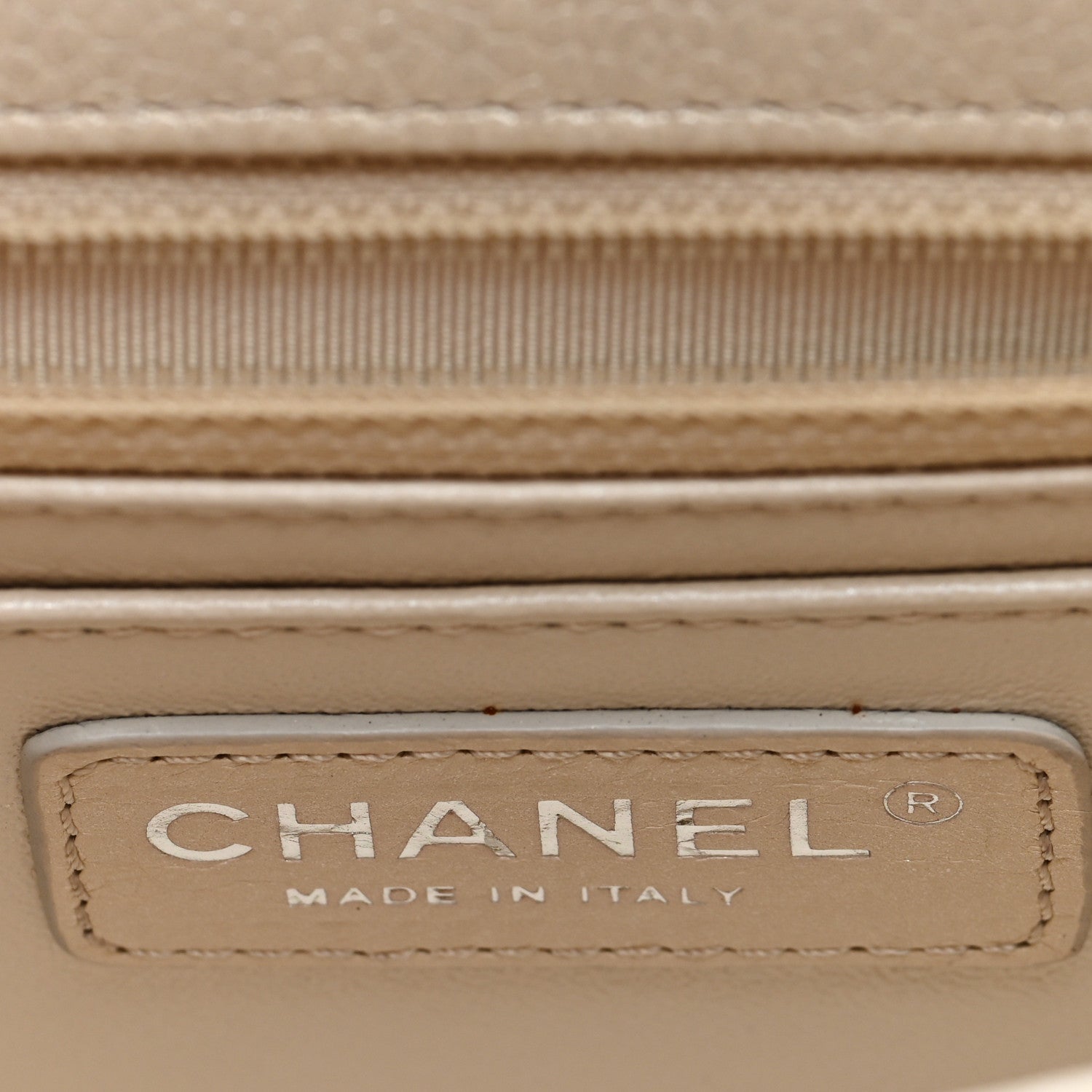Chanel Iridescent Caviar Quilted Mini Square Flap White 6 of 10
