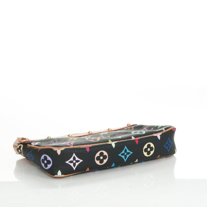 Louis Vuitton Monogram Multicolor Pochette Accessories Black 4 of 8