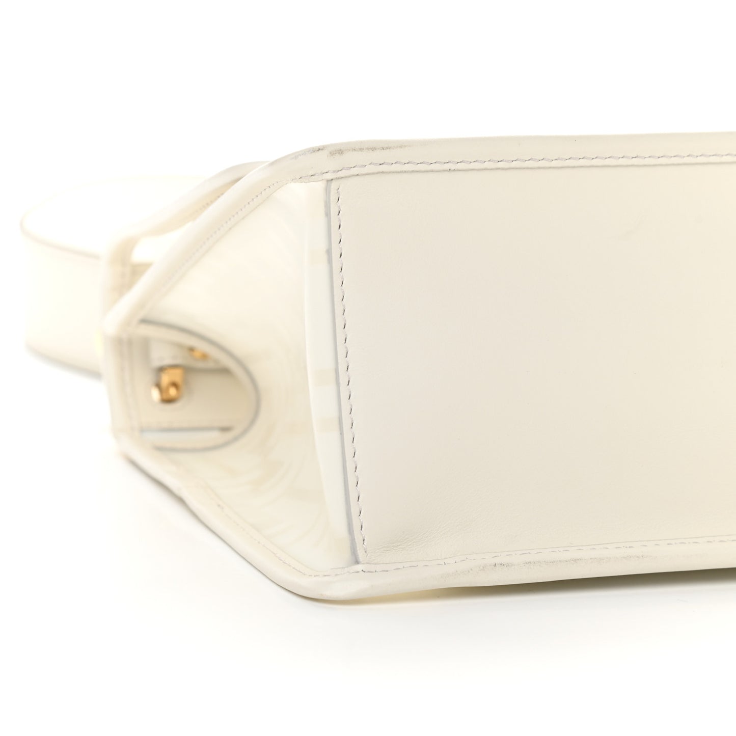 TPU FF Vitello Century F is Fendi Kan I Shoulder Bag White